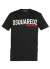 DSQUARED2 DSQUARED2 T-SHIRTS AND POLOS BLACK