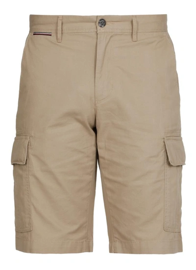 Tommy Hilfiger Cotton Shorts In Brown
