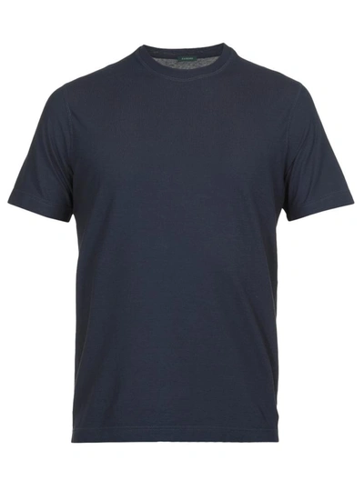 Zanone T-shirts And Polos In Blue