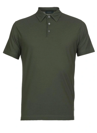 Zanone T-shirts And Polos Green