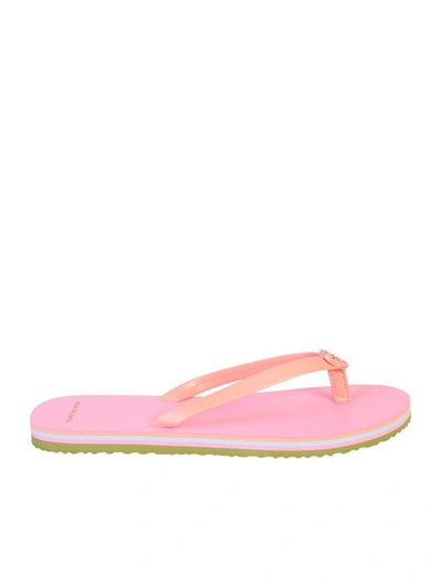 Tory Burch Mini Minnie Sandals In Pink