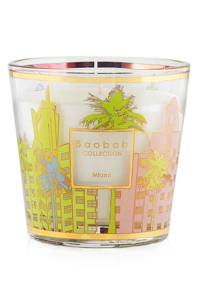 Baobab Collection Max 08 My First Baobab Miami Candle In White Multi