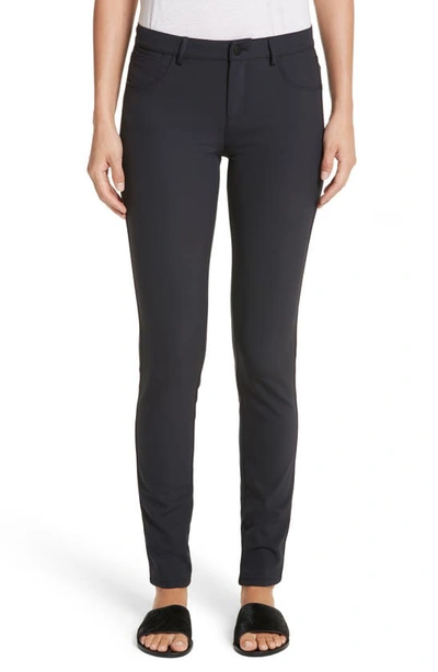 Lafayette 148 Mercer Acclaimed Stretch Skinny Pants In Ink