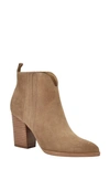 Marc Fisher Ltd Annabel Bootie In Noisette Suede