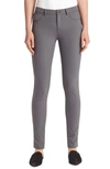 Lafayette 148 Mercer Acclaimed Stretch Skinny Pants In Shale