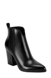 Marc Fisher Ltd Oshay Pointed Toe Bootie In Black Leather