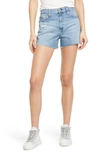 Ag Alexxis High Waist Cutoff Denim Shorts In 18 Years Poplar