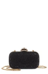 ALEXANDER MCQUEEN SPIDER CRYSTAL EMBELLISHED BOX CLUTCH,5837331HUBT