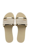 Havaianas You Trancoso Flat Sandals In Sand Gray
