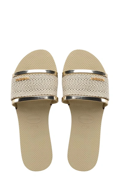 Havaianas You Trancoso Flat Sandals In Cream