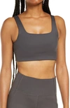 Girlfriend Collective Tommy Sports Bra In Moon