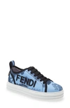 FENDI HORTENSIA FLORAL LOGO LOW TOP SNEAKER,8E8119 AF5I