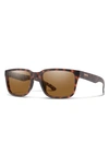 SMITH HEADLINER 55MM POLARIZED RECTANGLE SUNGLASSES,203671HGC55L5