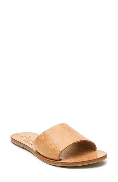 Matisse Carmen Leather Slide Sandal In Beige