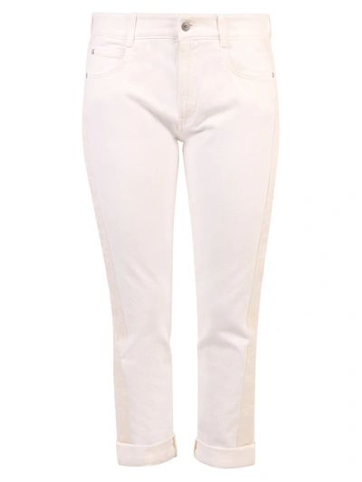 Stella Mccartney Slim Leg Jeans In White