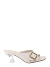 TOD'S TOD'S BUCKLED HEELED SANDALS