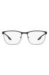 Prada Lifestyle Square-frame Glasses In Black