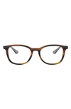 Ray Ban 52mm Optical Glasses In Light Havana