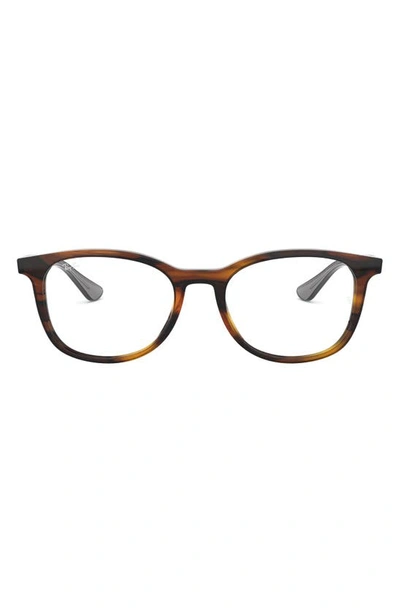 Ray Ban 52mm Optical Glasses In Light Havana