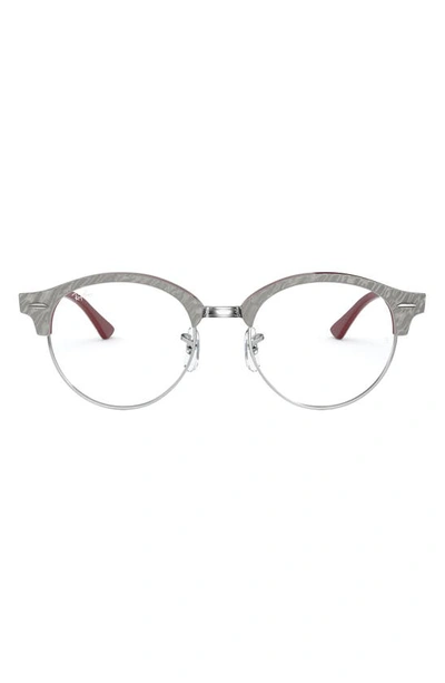 Ray Ban 47mm Optical Glasses In Top Grey