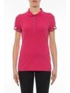 Burberry Piqué Polo Shirt In Bright Hibiscus