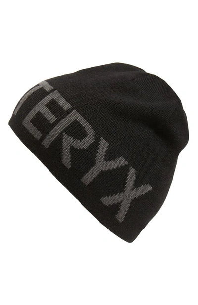 Arc'teryx Word Head Reversible Beanie In Black