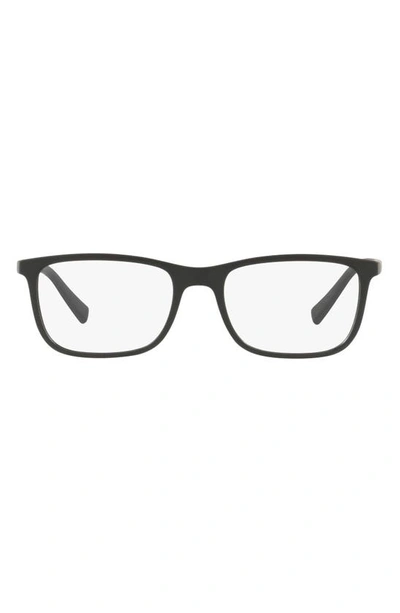 Dolce & Gabbana Pillow 55mm Optical Glasses In Matte Black