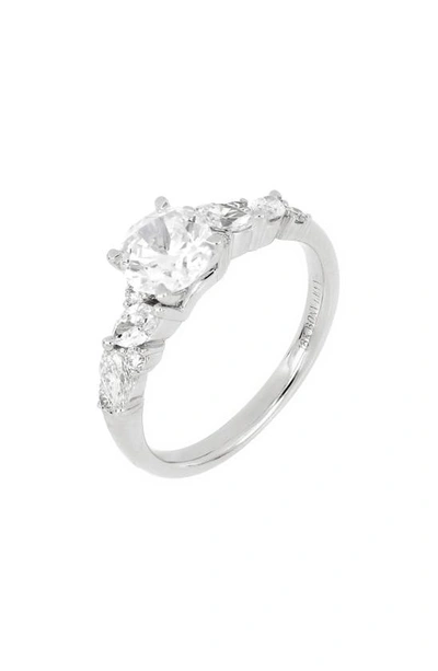 Bony Levy Mixed Diamond Engagement Ring Setting In White Gold