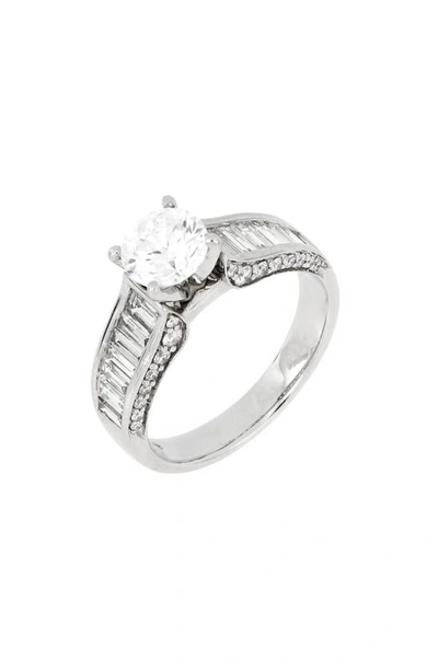 Bony Levy Mixed Diamond Engagement Ring Setting (nordstrom Exclusive) In White Gold