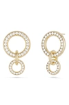 Spinelli Kilcollin Canis Pave Diamond Drop Earrings In 18k Yg/dia