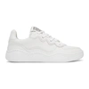 Alaïa White Calfskin Wave Sneakers