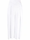PINKO PINKO WOMEN'S WHITE COTTON trousers,1G161EY6VXZ04 46
