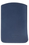 Bosca Italo Envelope Leather Card Case In Blue