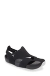 Nike Kids' Jordan Flare Sandal In Black/ White