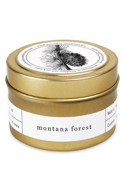 Brooklyn Candle Travel Candle Tin In Montana Forest
