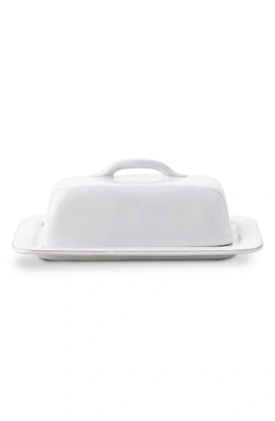 Juliska Puro Whitewash Butter Dish