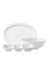 Juliska Puro Whitewash 3-piece Essentials Serving Set In Whitewash