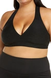 Beyond Yoga Lift Your Spirits Sports Bra In Darkest Night