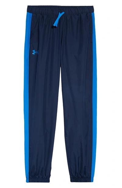 Under Armour Kids' Ua Storm Water Repellent Track Pants In Academy / Blue Circuit