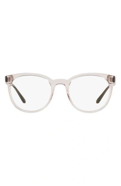 Burberry 50mm Optical Glasses In Transparent Grey