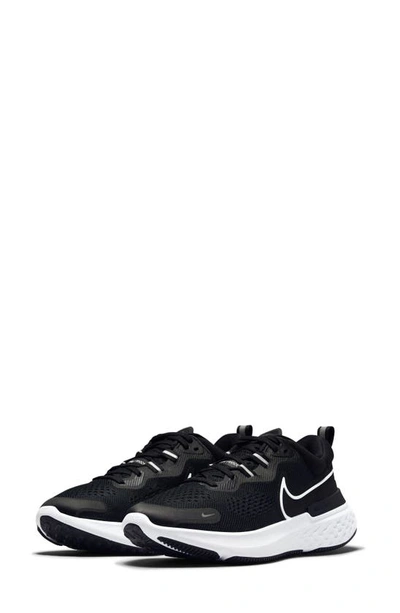 Nike React Miler 2 Black/white-smoke Grey Cw7136-001 Women's