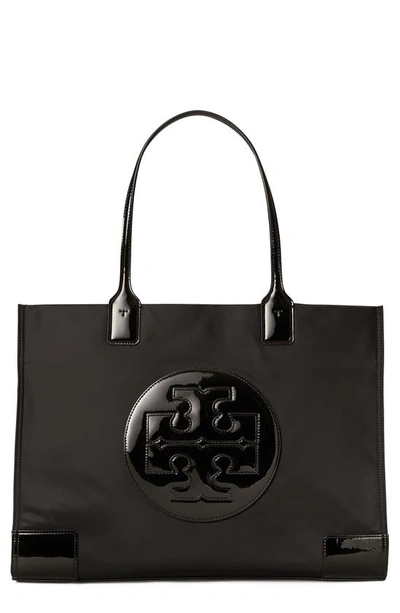 Tory Burch Mini Ella Bio Tote In Black
