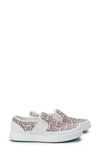 Traq By Alegria Sleeq Slip-on Sneaker In Psysch White Fabric