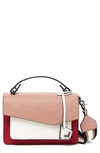 Botkier Cobble Hill Colorblock Leather Crossbody Bag In Pink