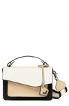 Botkier Cobble Hill Colorblock Leather Crossbody Bag In Gunmetal