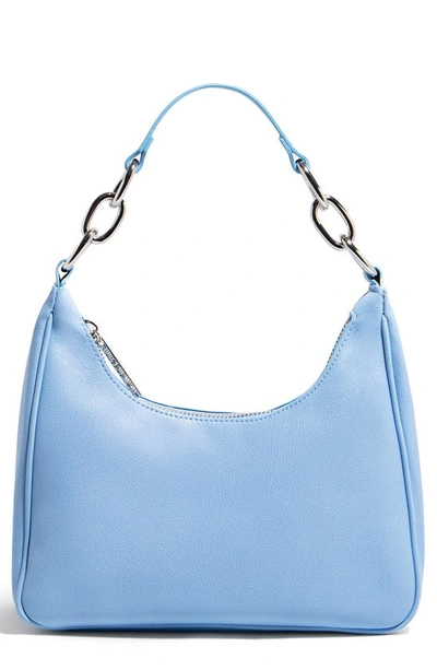 House Of Want Newbie Vegan Leather Shoulder Bag In Powder Blue