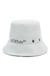 OFF-WHITE LOGO RAIN BUCKET HAT,OWLB013S21FAB0040510
