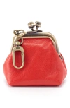 Hobo Run Clip Frame Leather Pouch In Rio