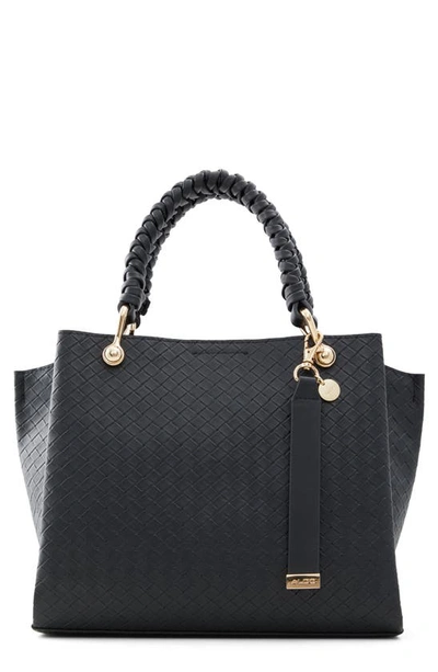 Aldo Gloadithh Faux Leather Tote In Black