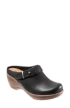 Softwalkr Marquette Clog In Black Leather